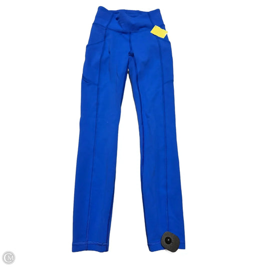 Athletic Leggings By Lululemon In Blue, Size: 2