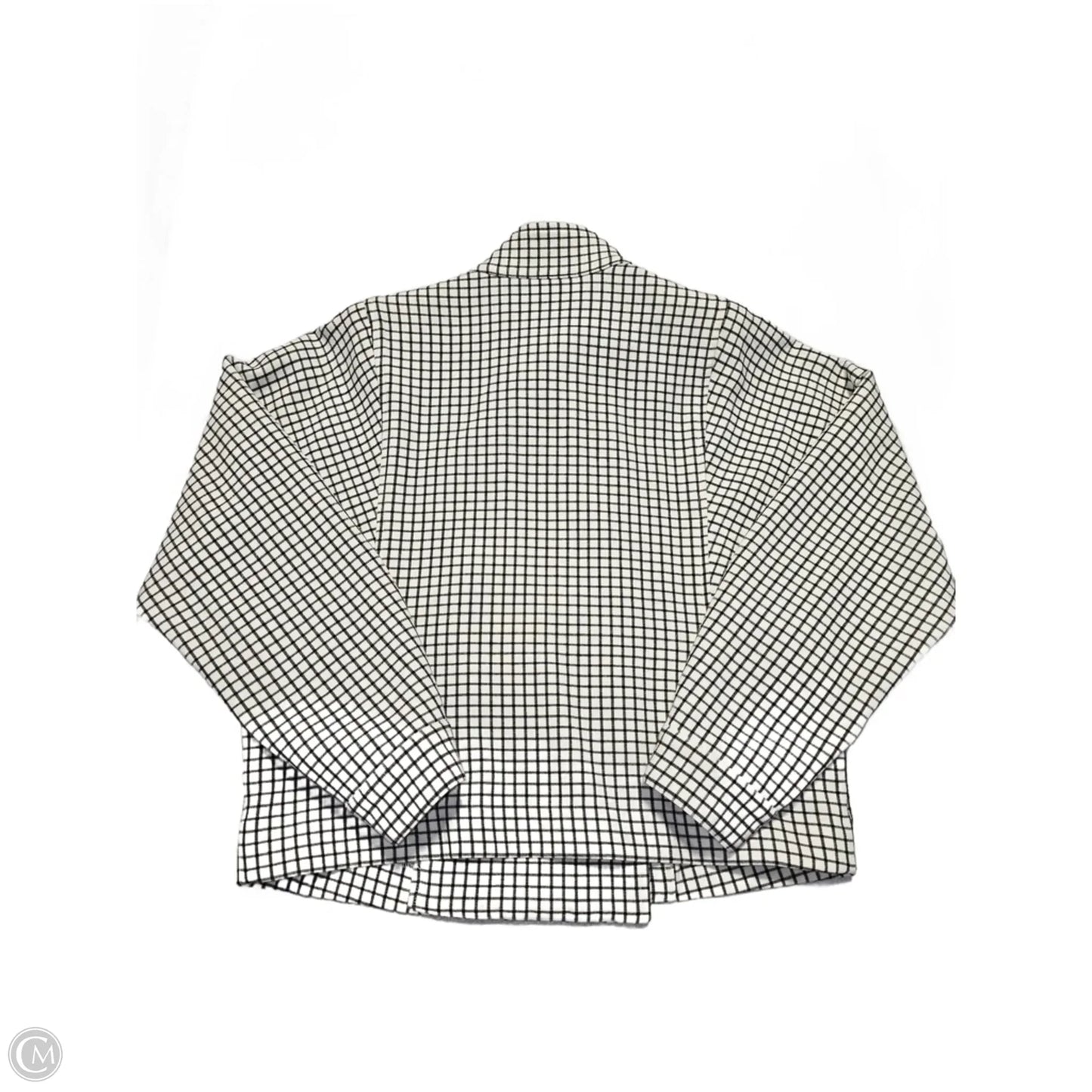 Blazer By Cabi In Checkered Pattern, Size: M