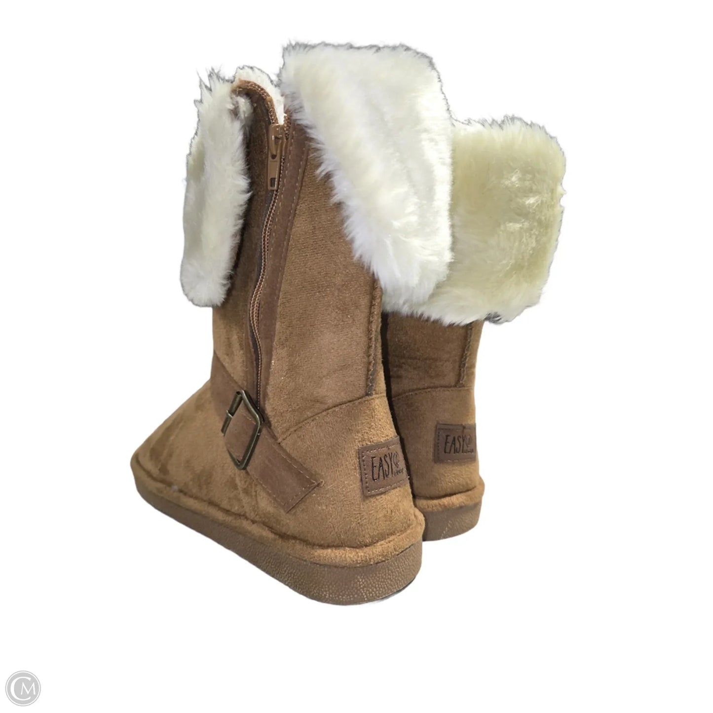 Boots Ankle Flats By Easy Street In Brown, Size: 8