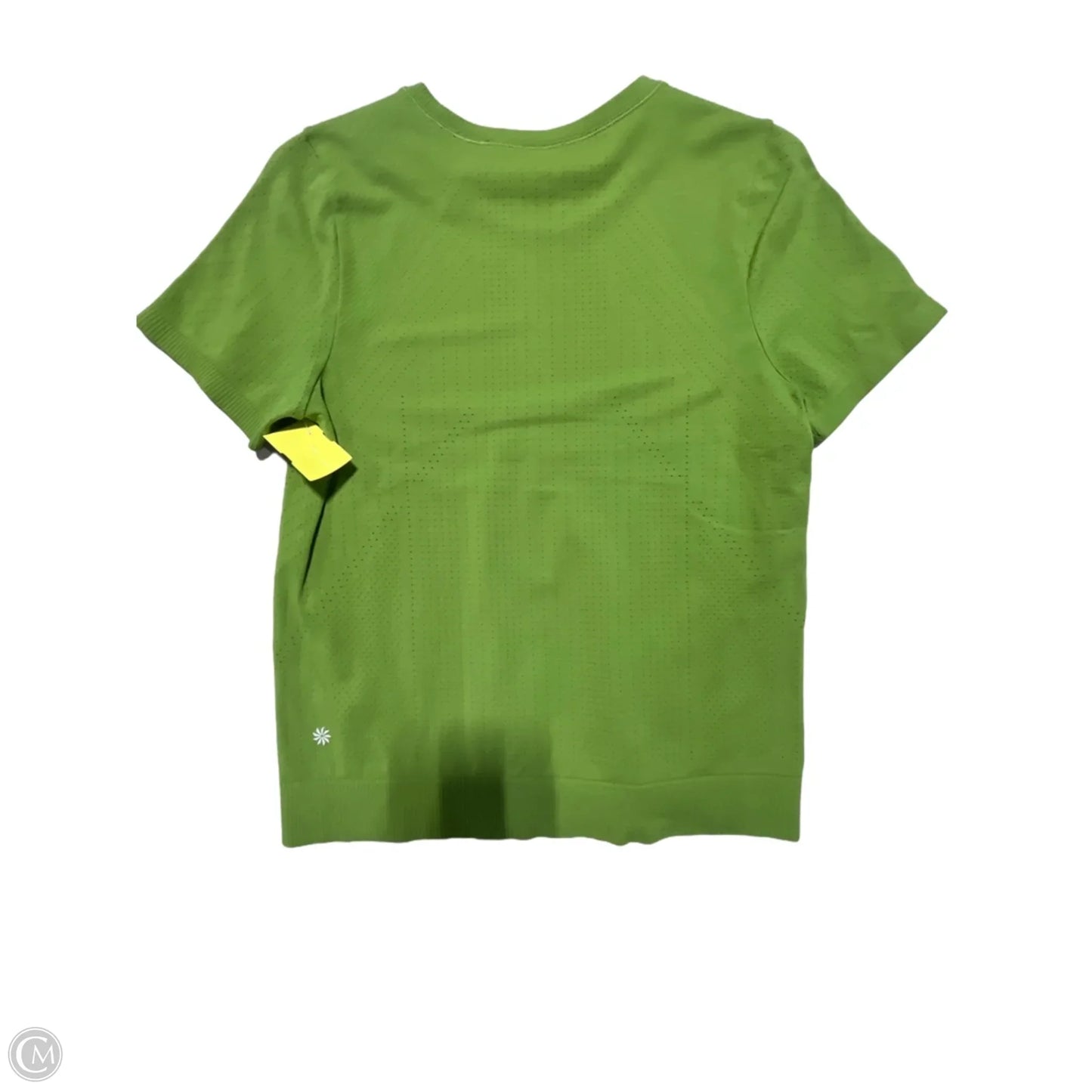 Athletic Top Short Sleeve By Athleta In Green, Size: Xs