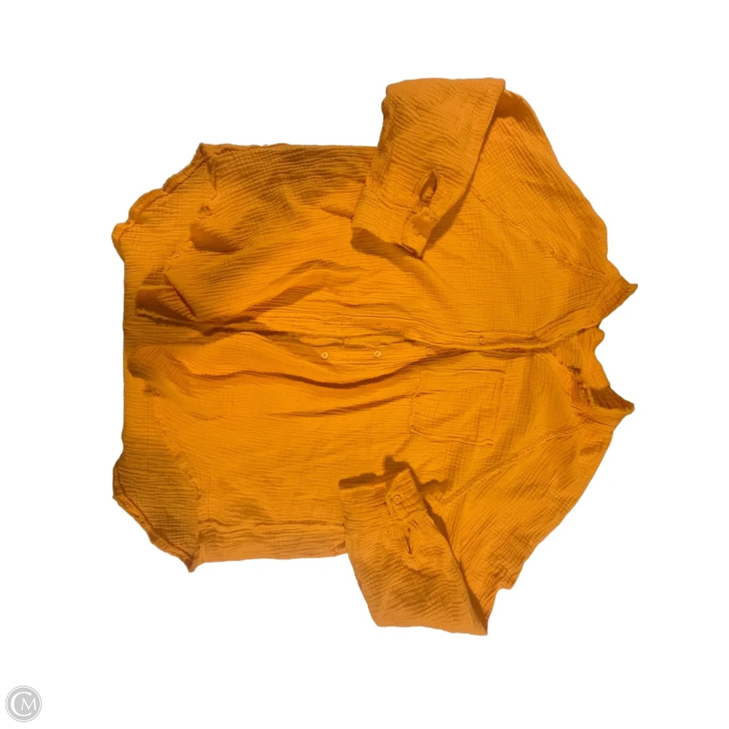 Top Long Sleeve By Aerie In Orange, Size: M