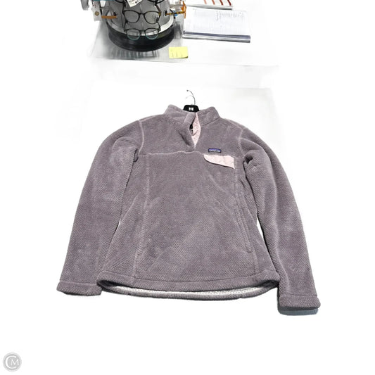 Jacket Fleece By Patagonia In Purple, Size: M
