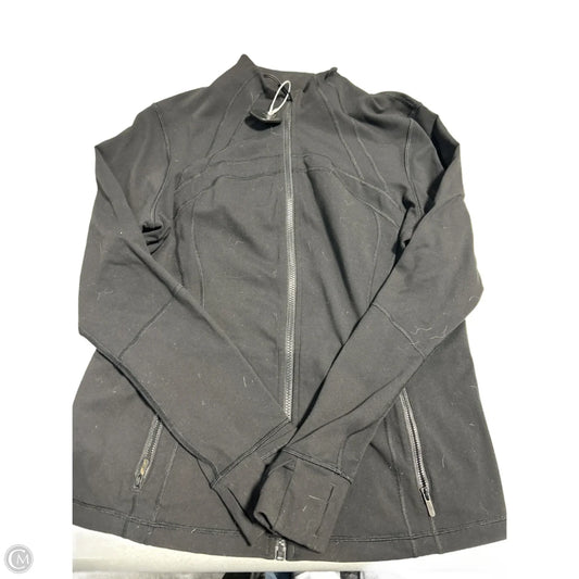 Athletic Jacket By Lululemon In Black, Size: 18