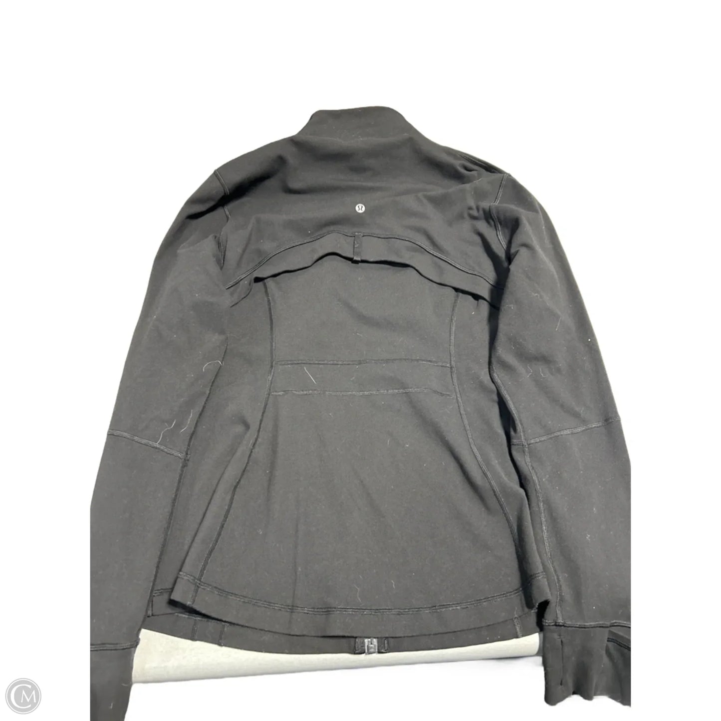 Athletic Jacket By Lululemon In Black, Size: 18