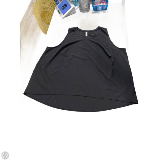 Tank Top By Stylus In Black, Size: 3x