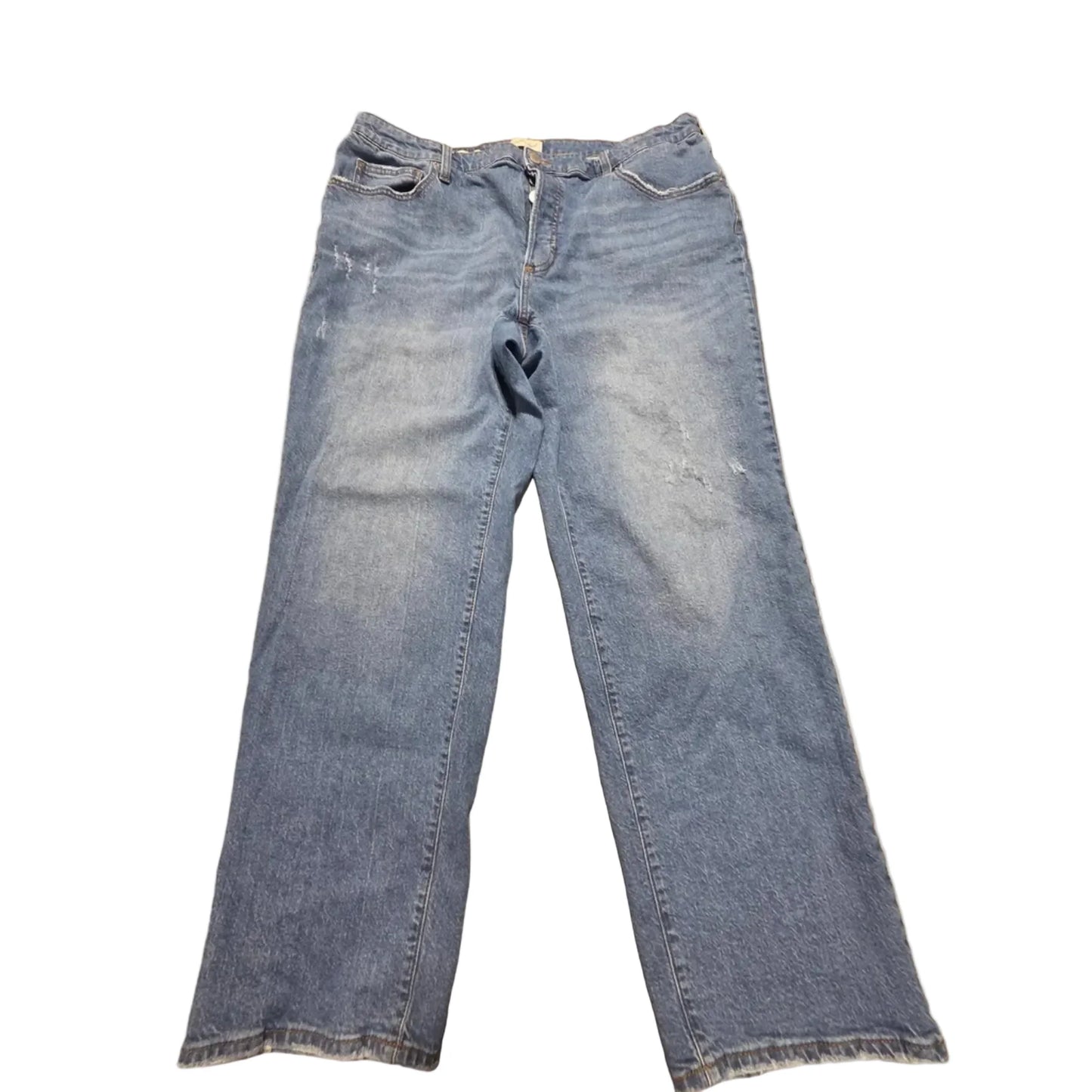 Jeans Straight By Universal Thread In Blue Denim, Size: 20