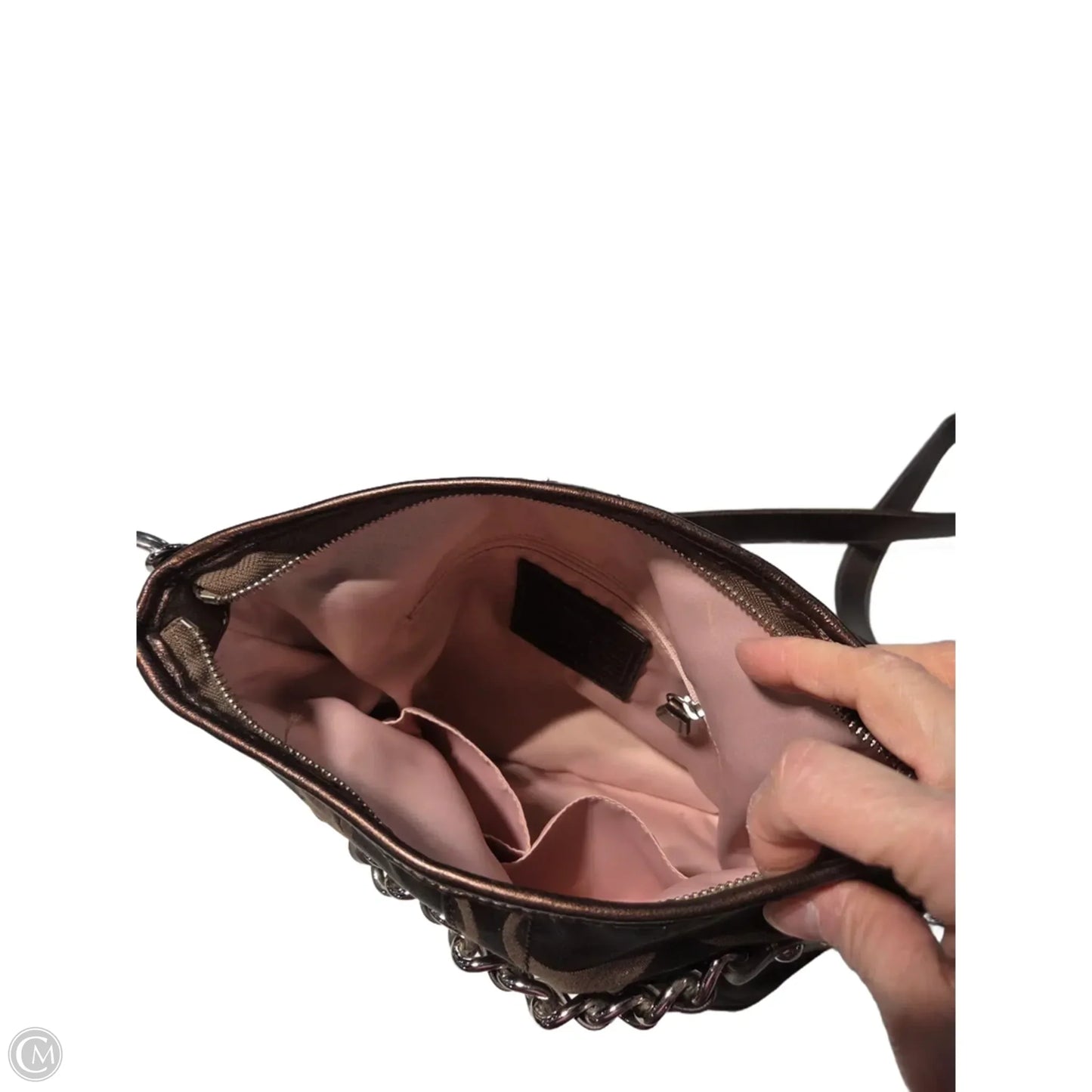 Crossbody Designer By Coach, Size: Medium