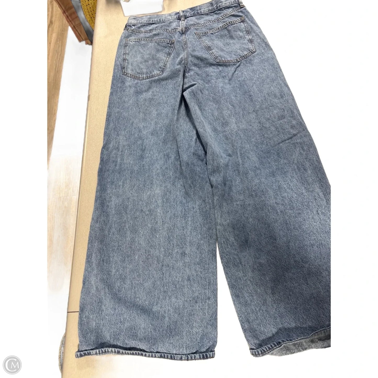 Jeans Wide Leg By Universal Thread In Blue Denim, Size: 8