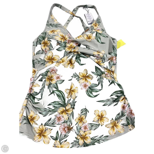 Swimsuit Top By Cme In Green, Size: Xl