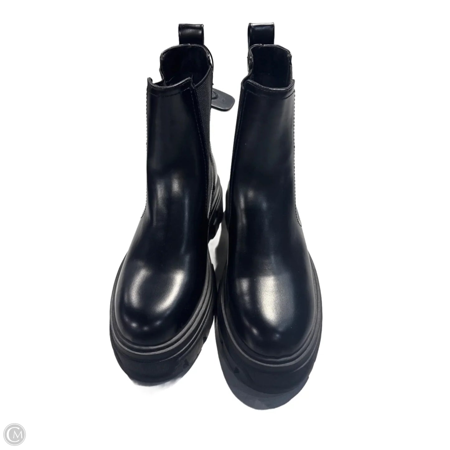 Boots Ankle Flats By H&m In Black, Size: 8