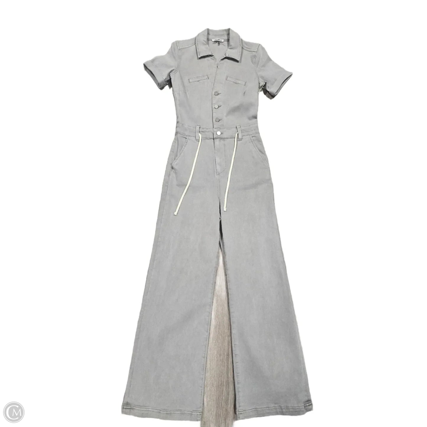 Jumpsuit By Paige In Grey Denim, Size: 0