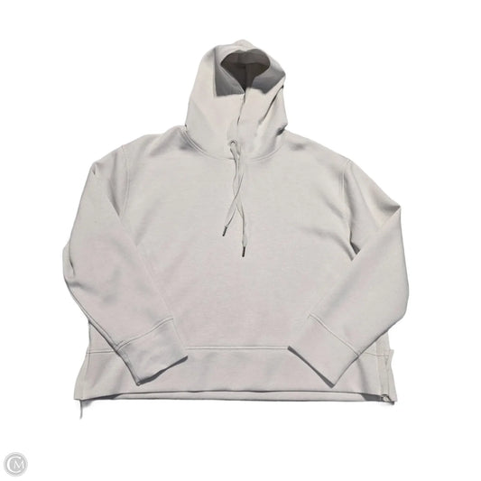 Sweatshirt Hoodie By Avia In Cream, Size: L