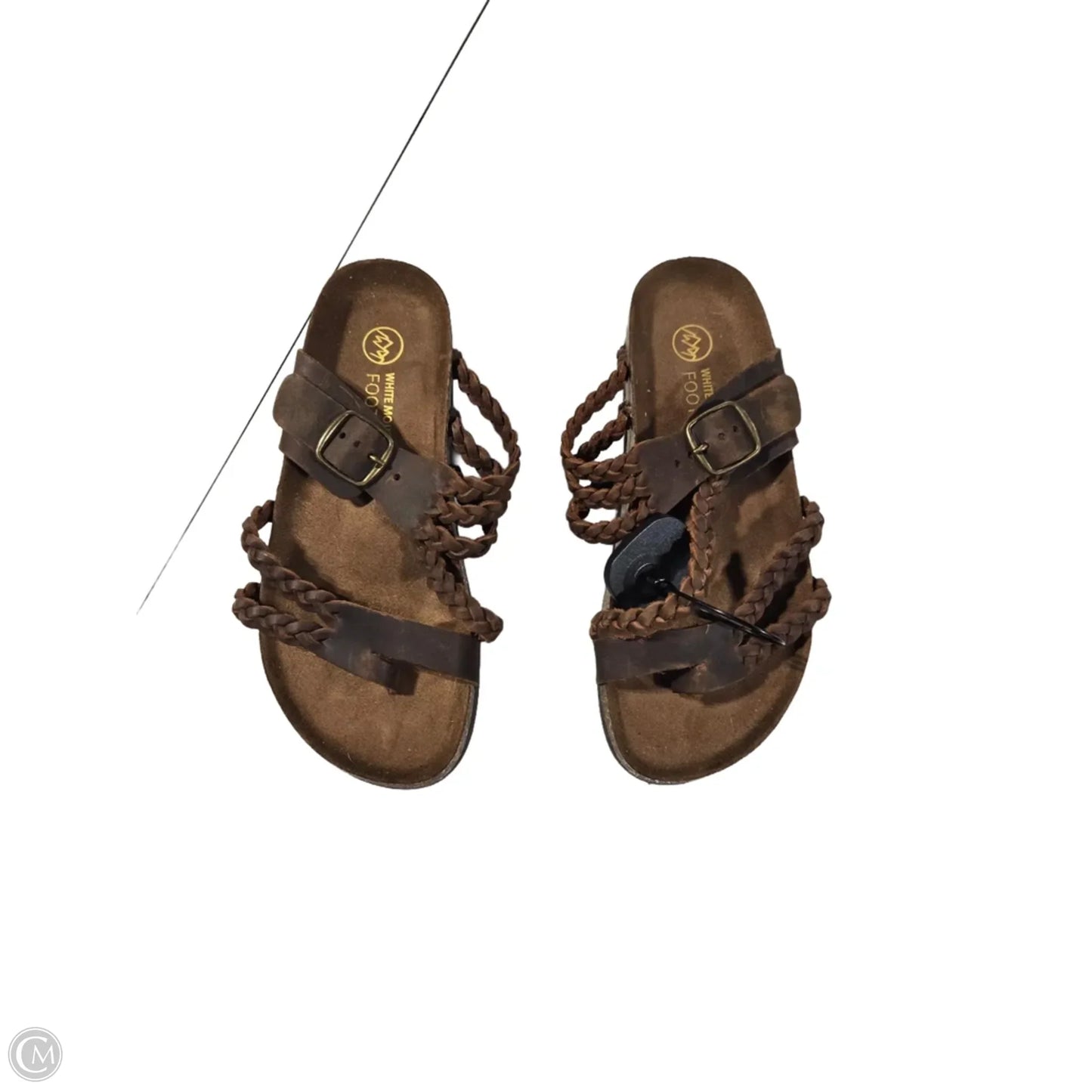 Sandals Flip Flops By White Mountain In Brown, Size: 7