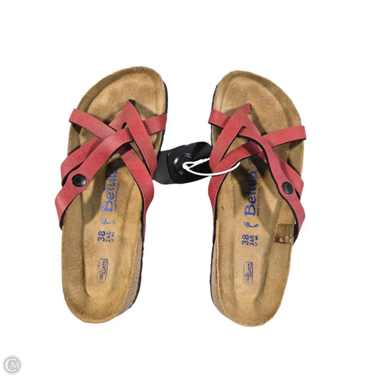 Sandals Flats By Cmc In Red, Size: 7