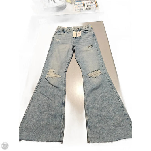 Jeans Flared By Forever 21 In Blue Denim, Size: 10
