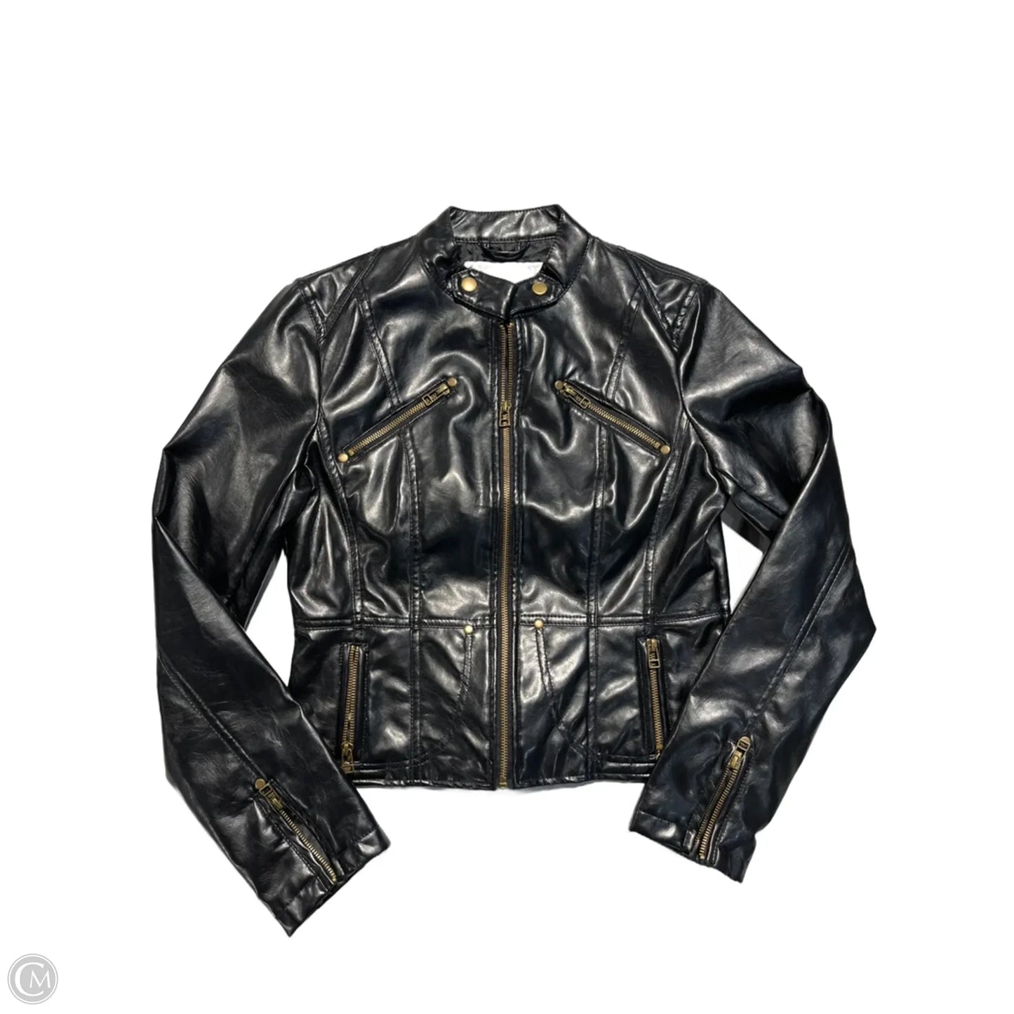 Jacket Moto By Poetry In Black, Size: M