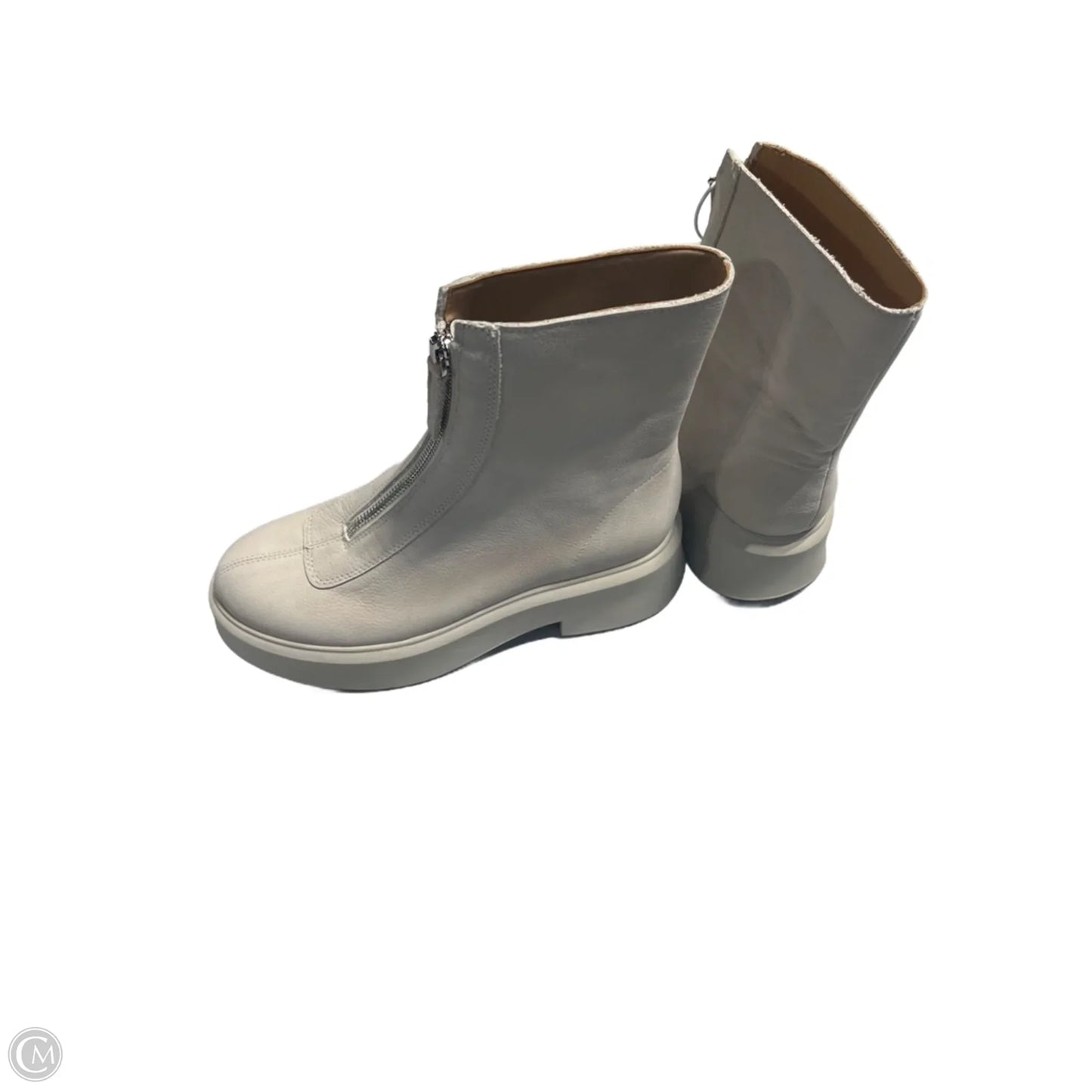 Boots Ankle Flats By Steve Madden In Cream, Size: 7.5