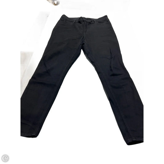 Jeans Skinny By Old Navy In Black Denim, Size: 14