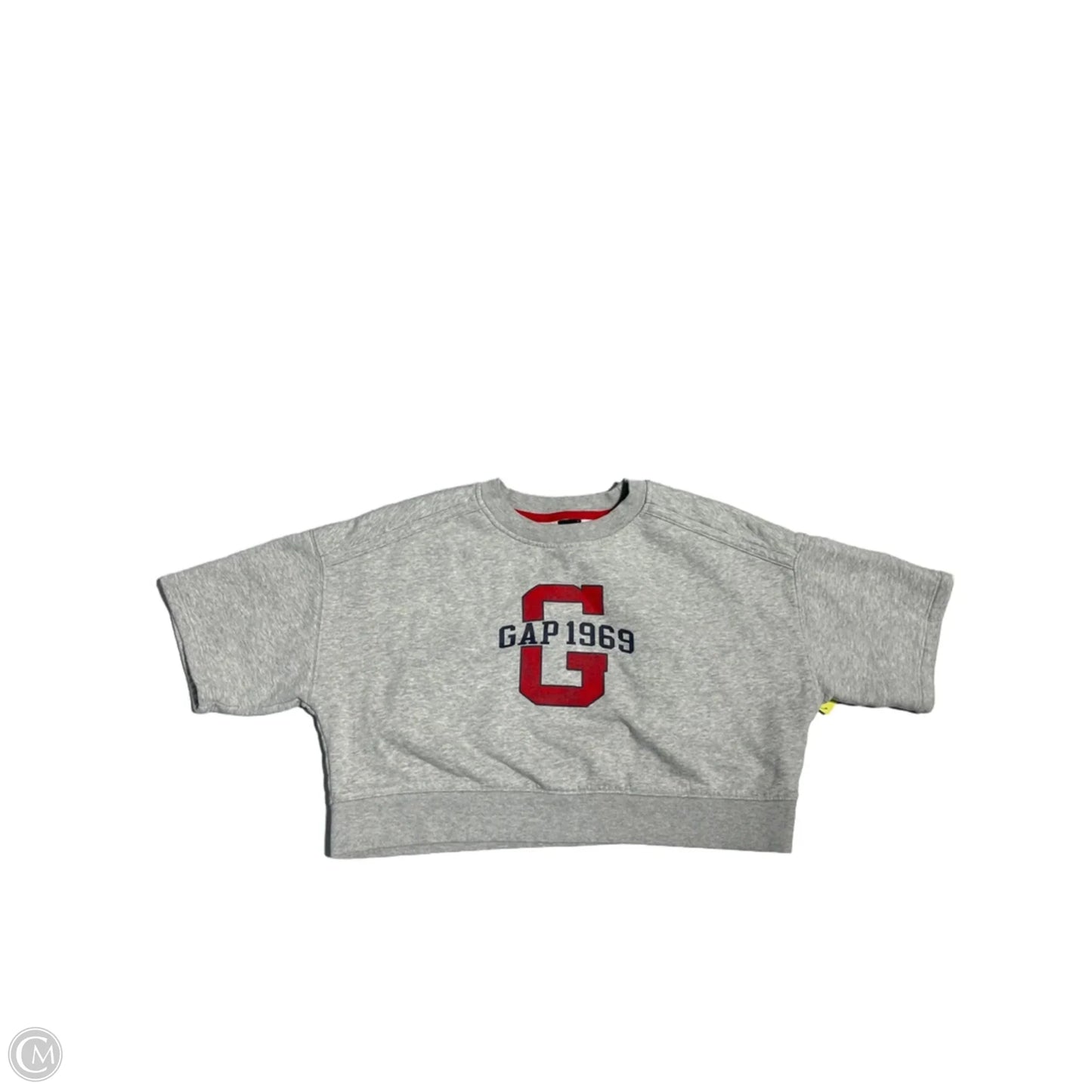 Top Short Sleeve By Gap In Grey, Size: Xs