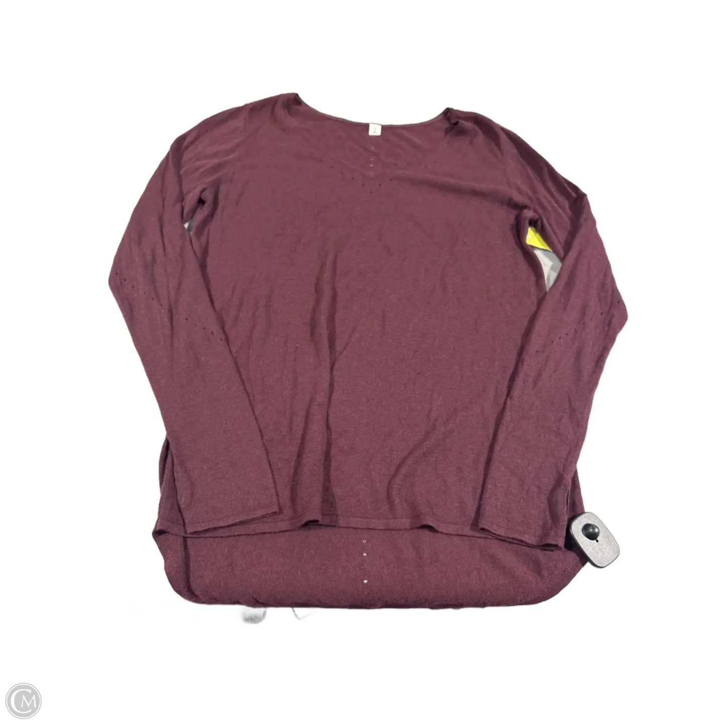 Sweater By Lululemon In Maroon, Size: 8