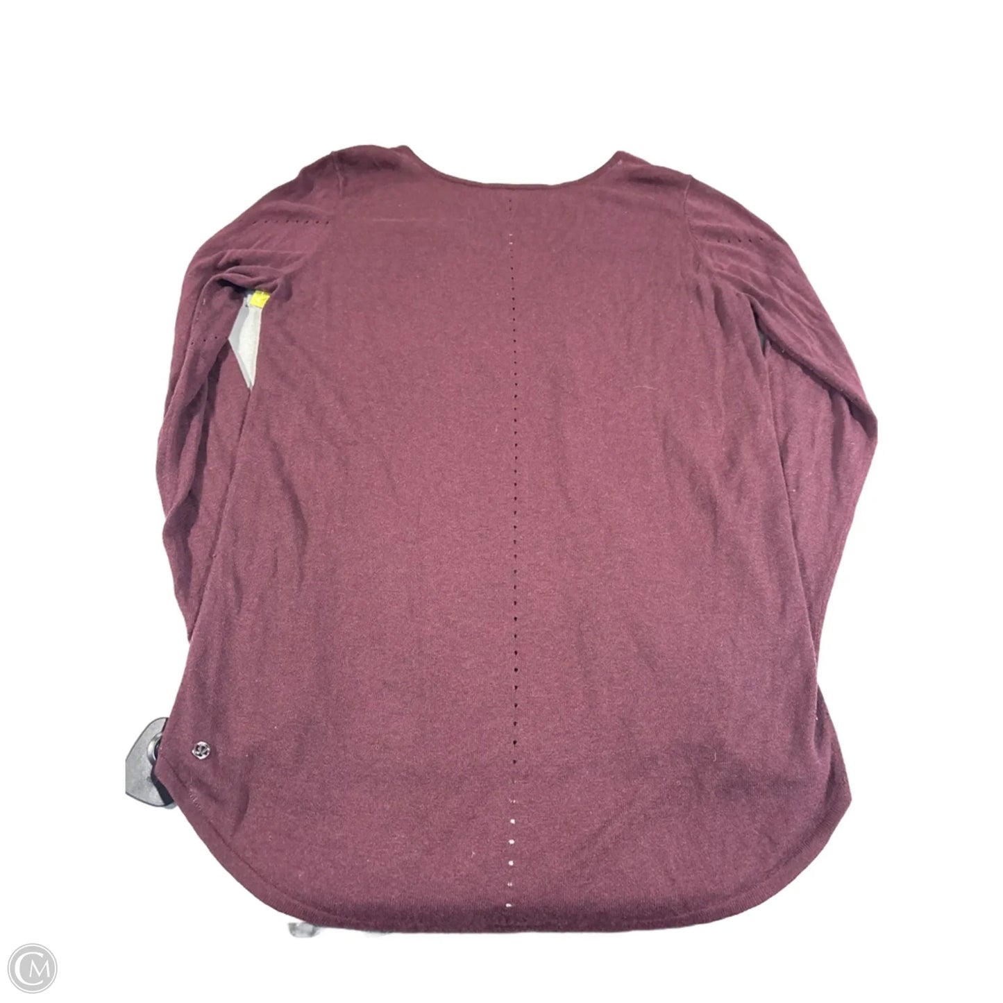 Sweater By Lululemon In Maroon, Size: 8