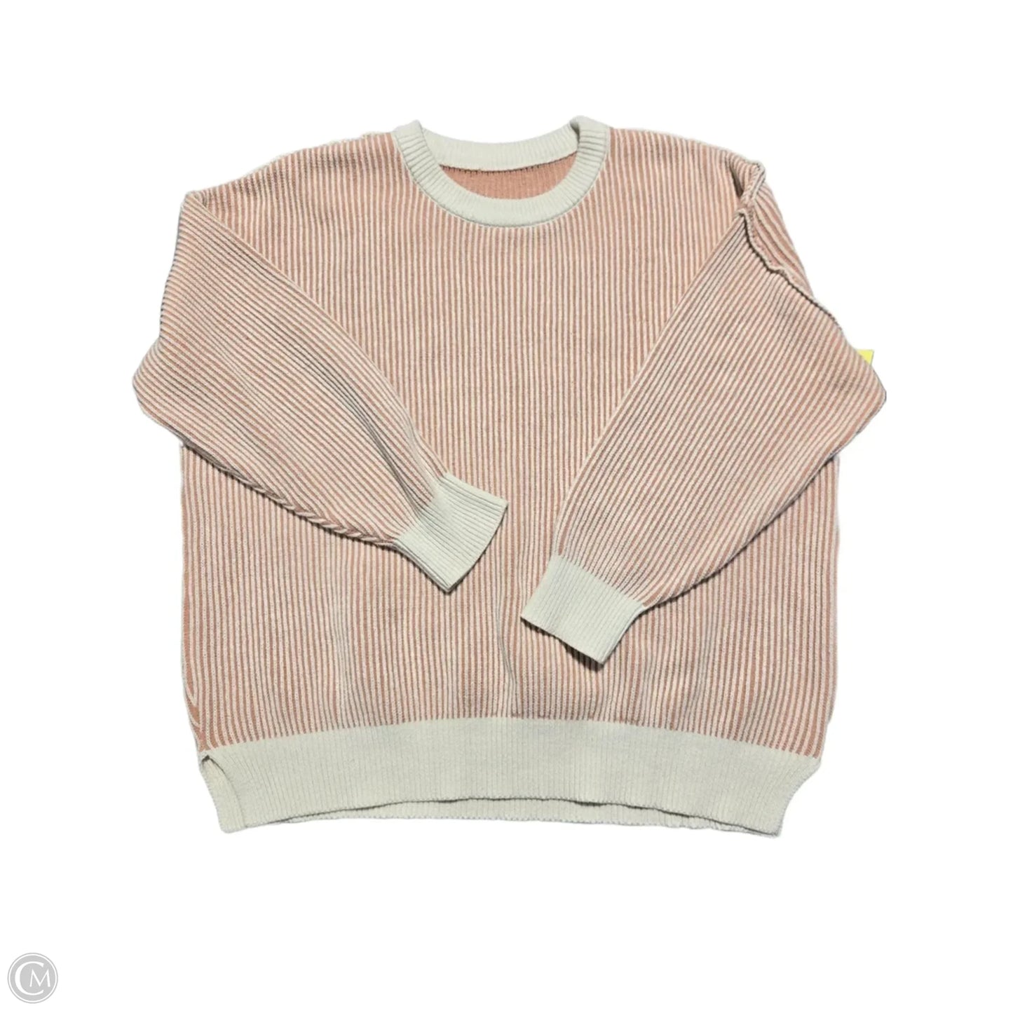 Sweater By Cme In Peach, Size: L