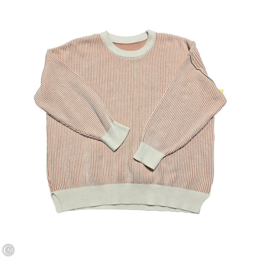 Sweater By Cme In Peach, Size: L