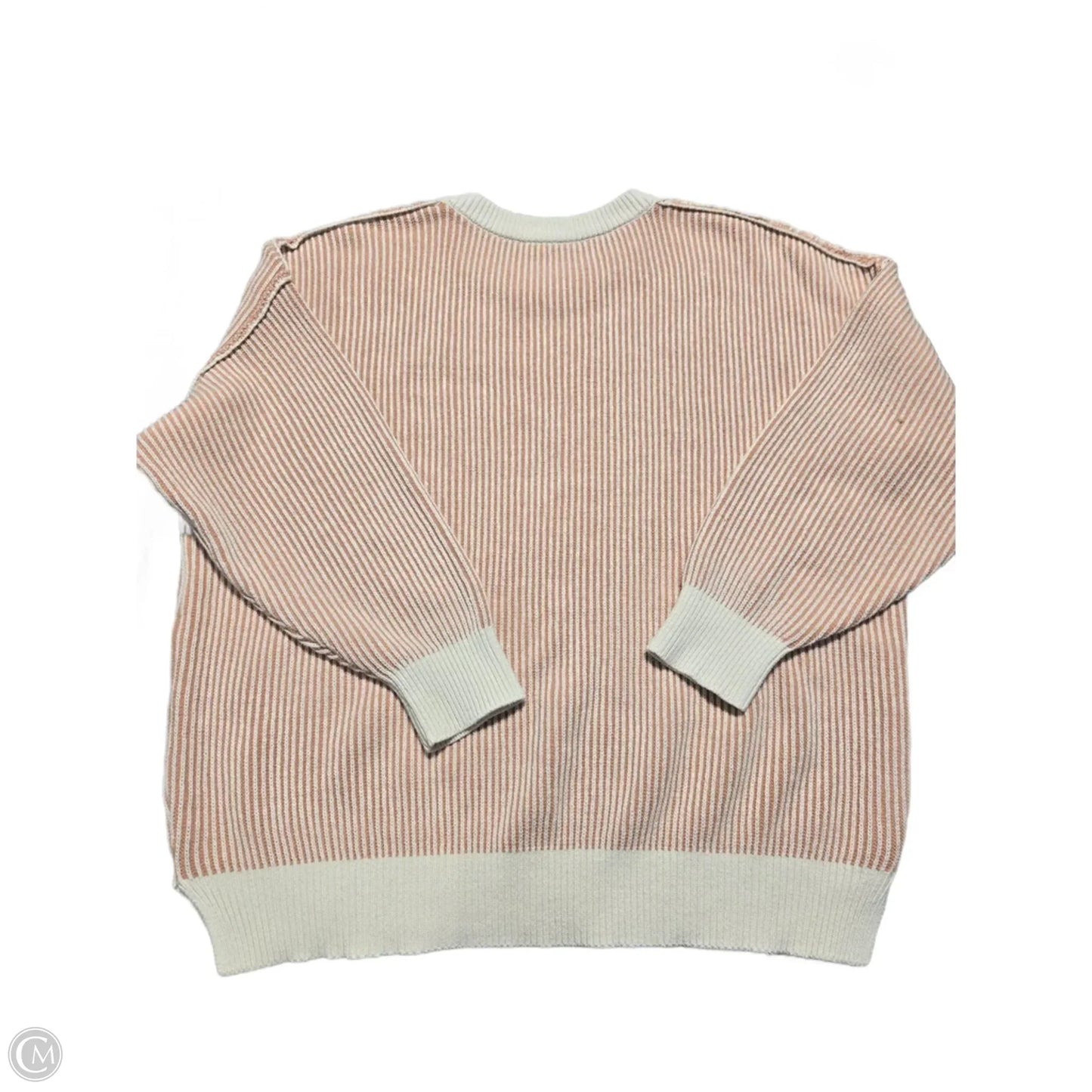 Sweater By Cme In Peach, Size: L