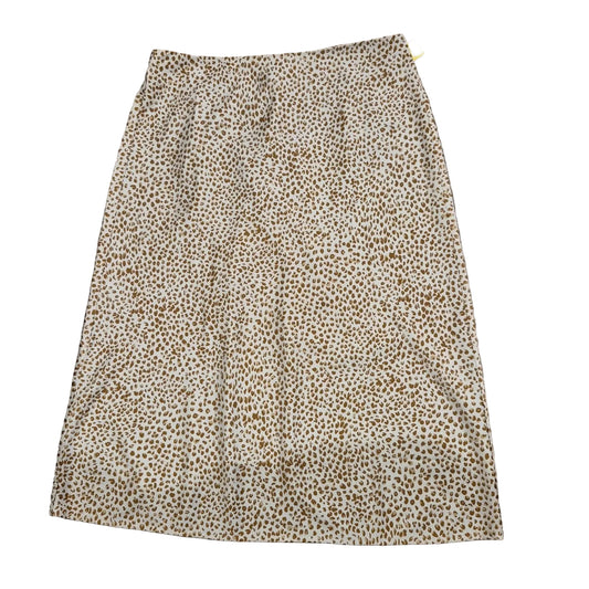 Skirt Midi By J. Crew In Animal Print, Size: L