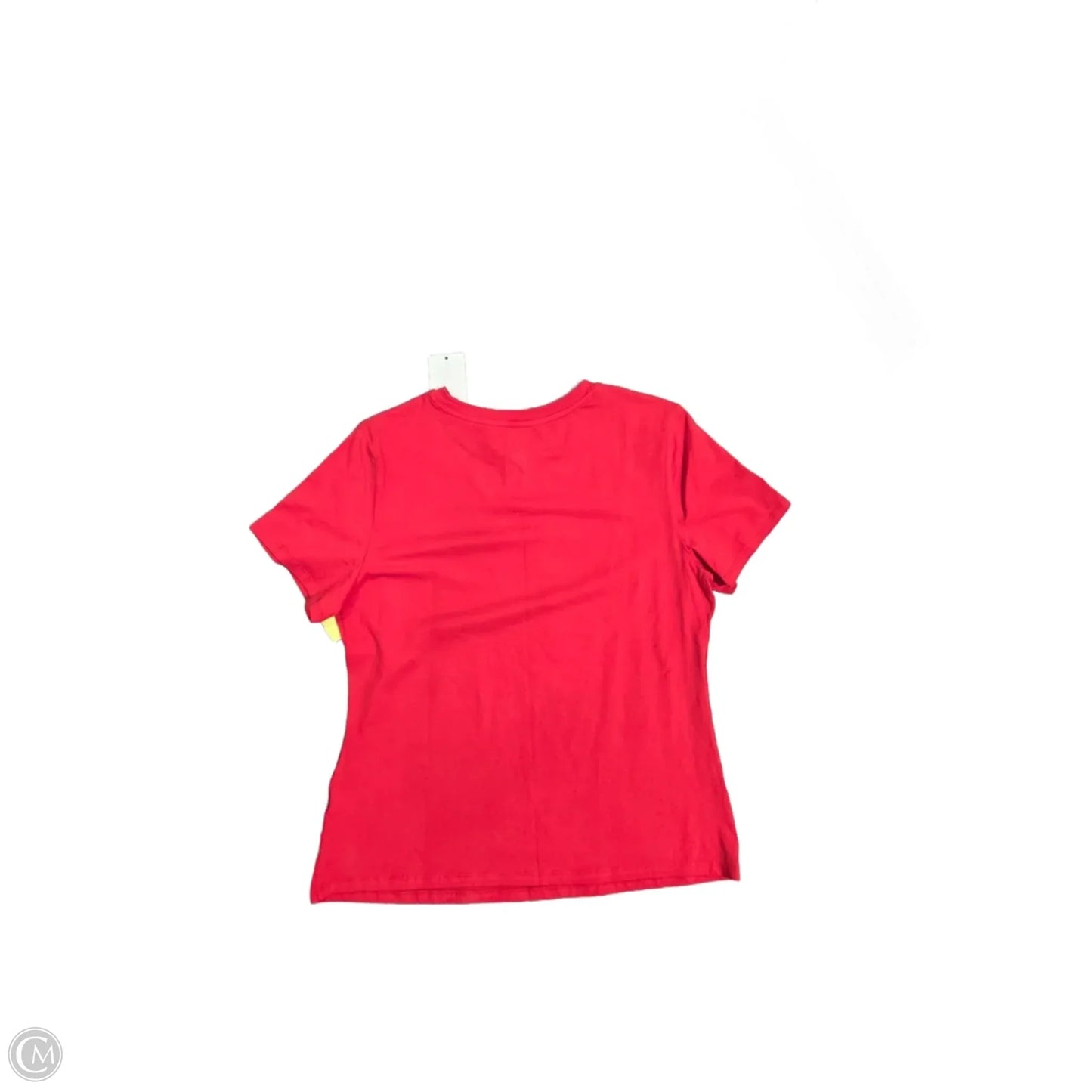 Top Short Sleeve Basic By A New Day In Red, Size: M