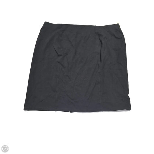 Skirt Mini & Short By Cato In Black, Size: 3x