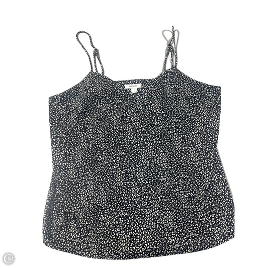 Tank Top By Nine West In Black & White, Size: L