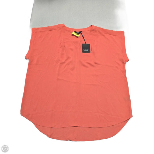 Top Short Sleeve By Simply Vera In Orange, Size: Xxl