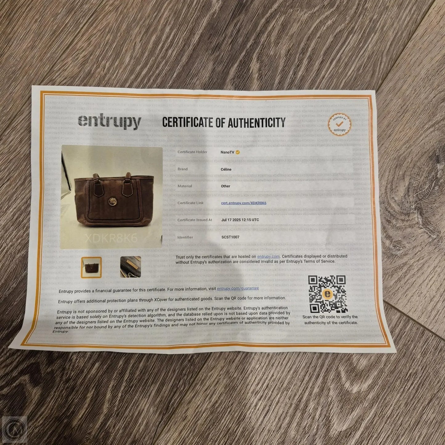 Handbag Luxury Designer By Celine, Size: Medium