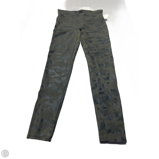 Athletic Leggings By Spanx In Camouflage Print, Size: L