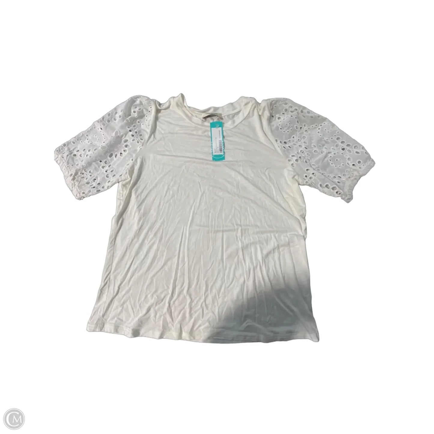 Top Short Sleeve Basic By Cmc In White, Size: M