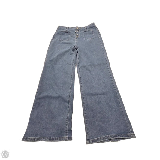 Jeans Wide Leg By Cmf In Blue Denim, Size: 12