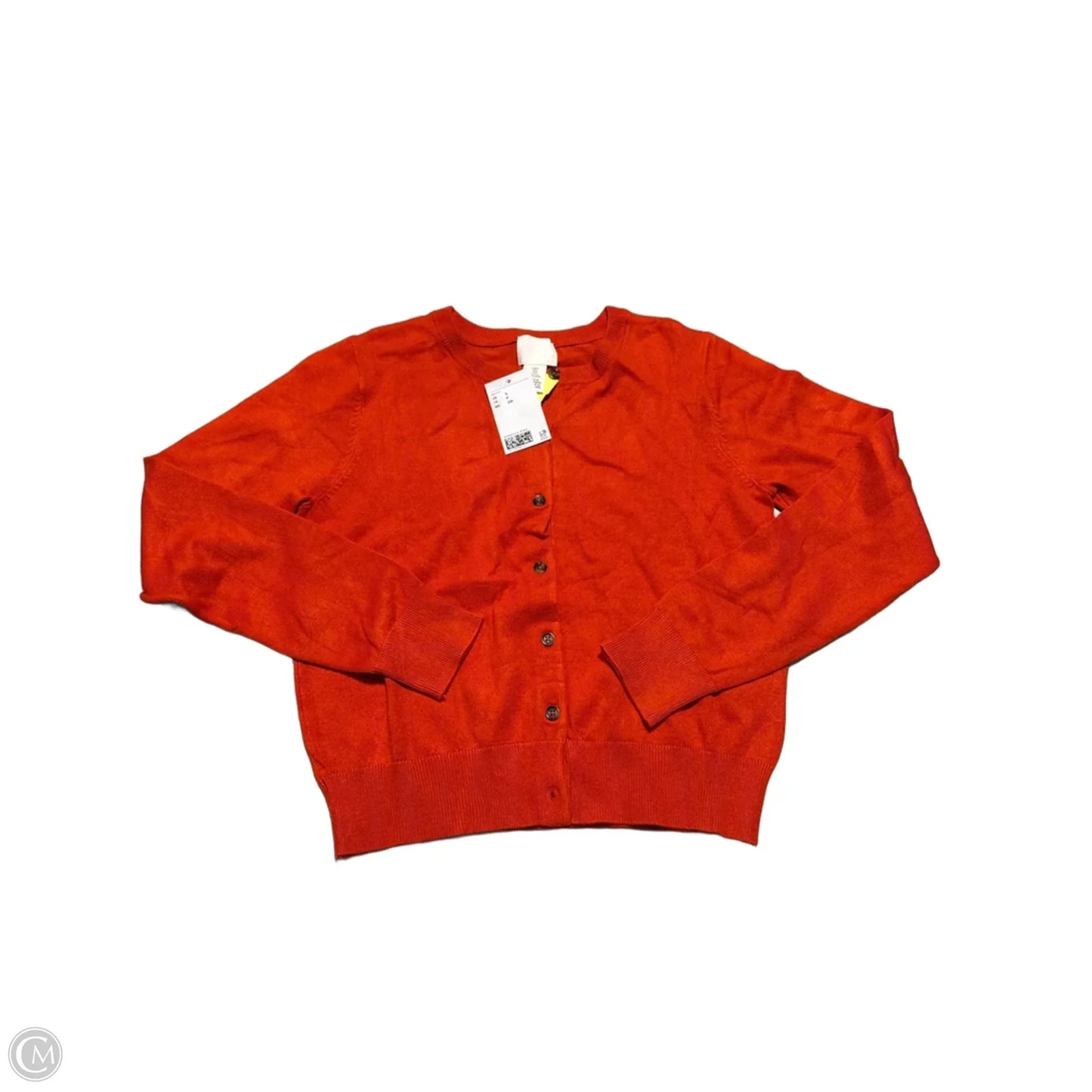 Cardigan By H&m In Orange, Size: S