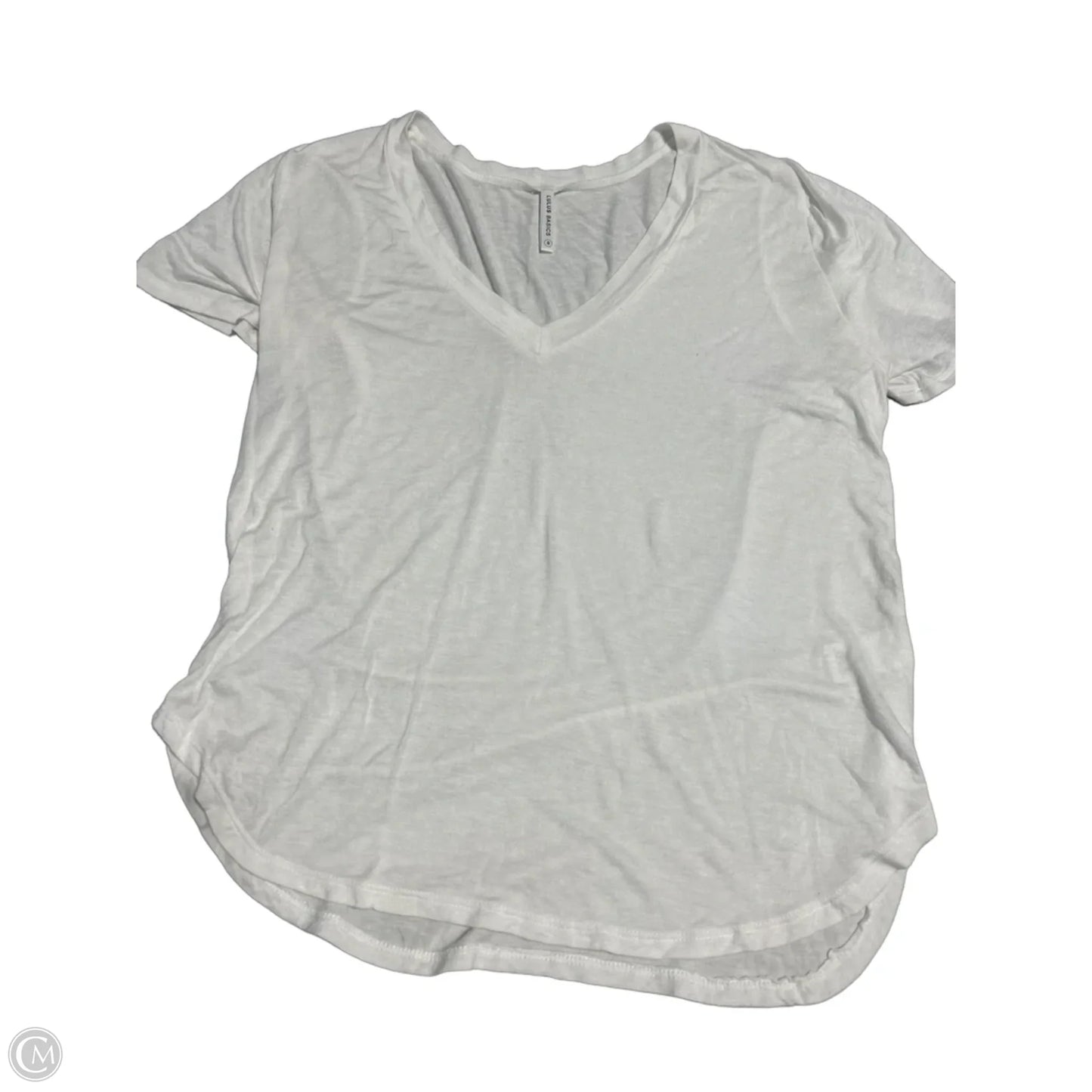 Top Short Sleeve By Lulus In White, Size: S