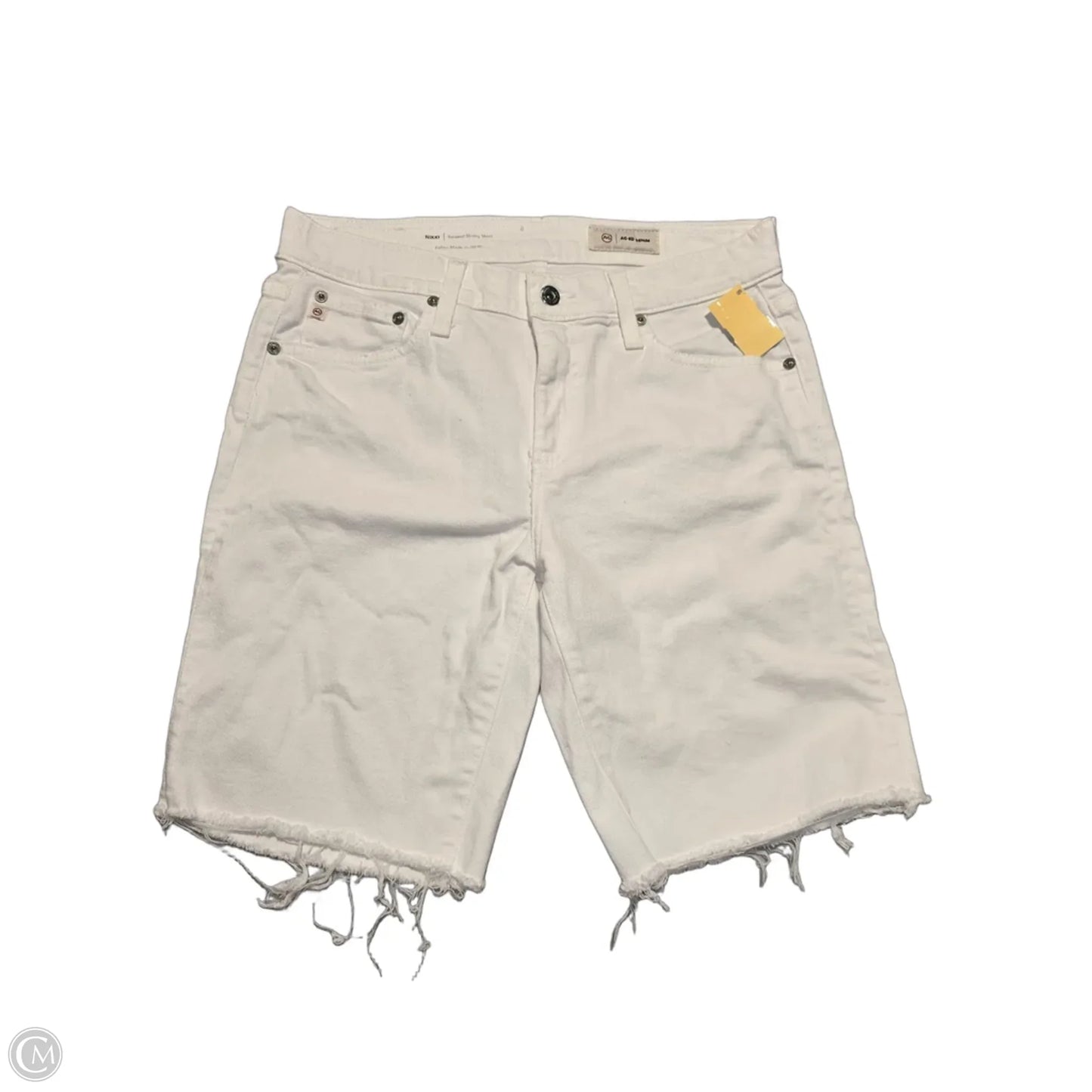 Shorts By Ag Jeans In White Denim, Size: 4