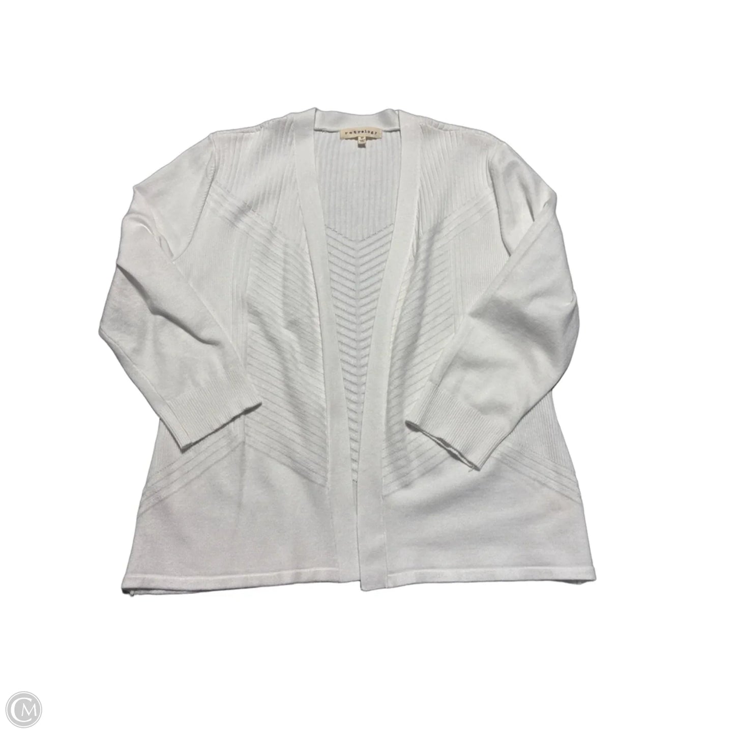 Cardigan By Retrology In White, Size: M