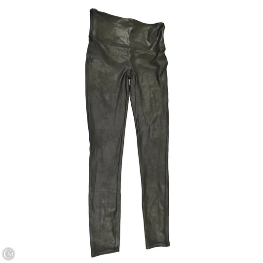 Pants Leggings By Spanx In Green, Size: M