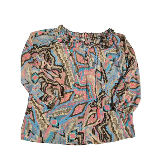 Top Long Sleeve By Cmc In Multi-colored, Size: S