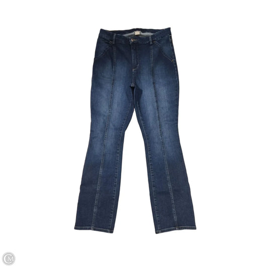 Jeans Straight By Duluth Trading In Blue Denim, Size: 10