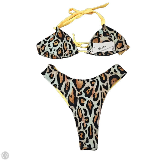 Swimsuit 2pc By Cmf In Animal Print, Size: L