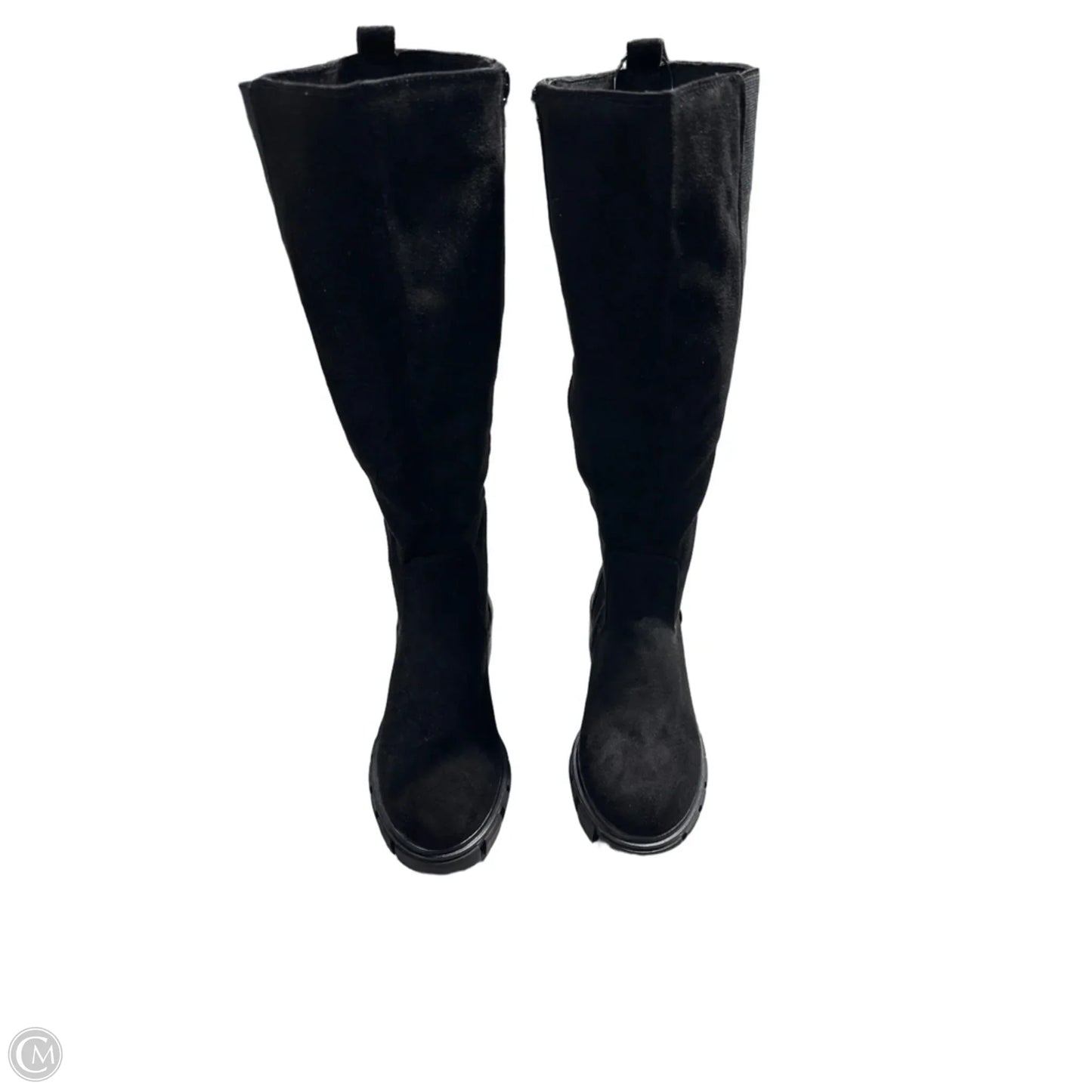 Boots Knee Heels By So In Black, Size: 7