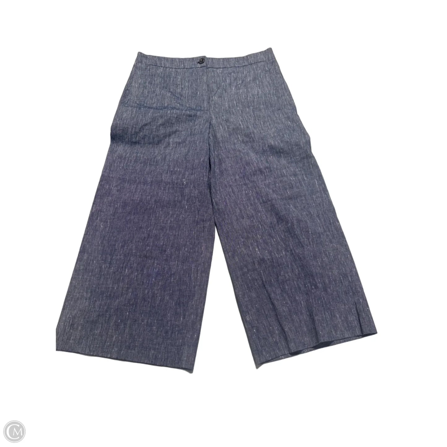 Pants Cropped By Ann Taylor In Blue, Size: 8p