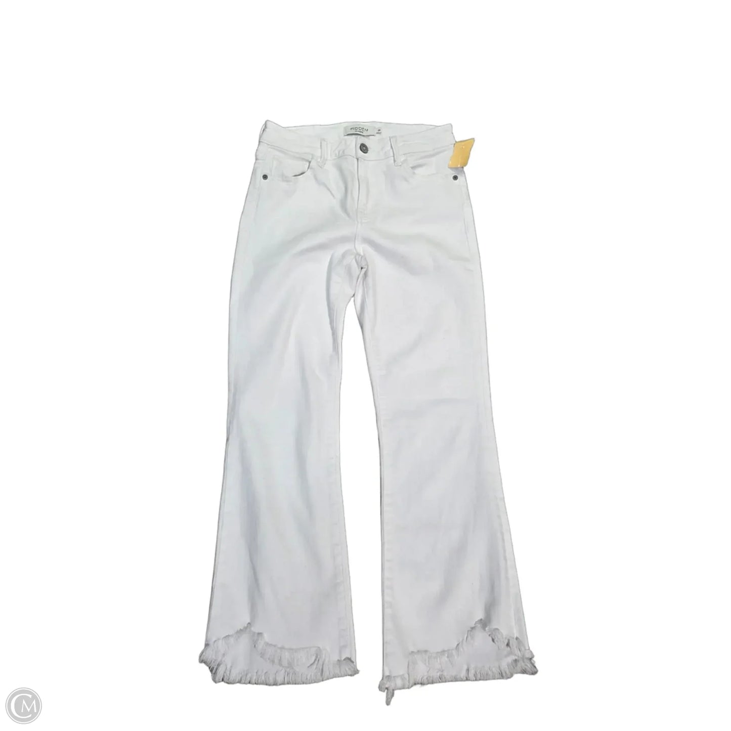 Jeans Straight By Hidden In White Denim, Size: 2