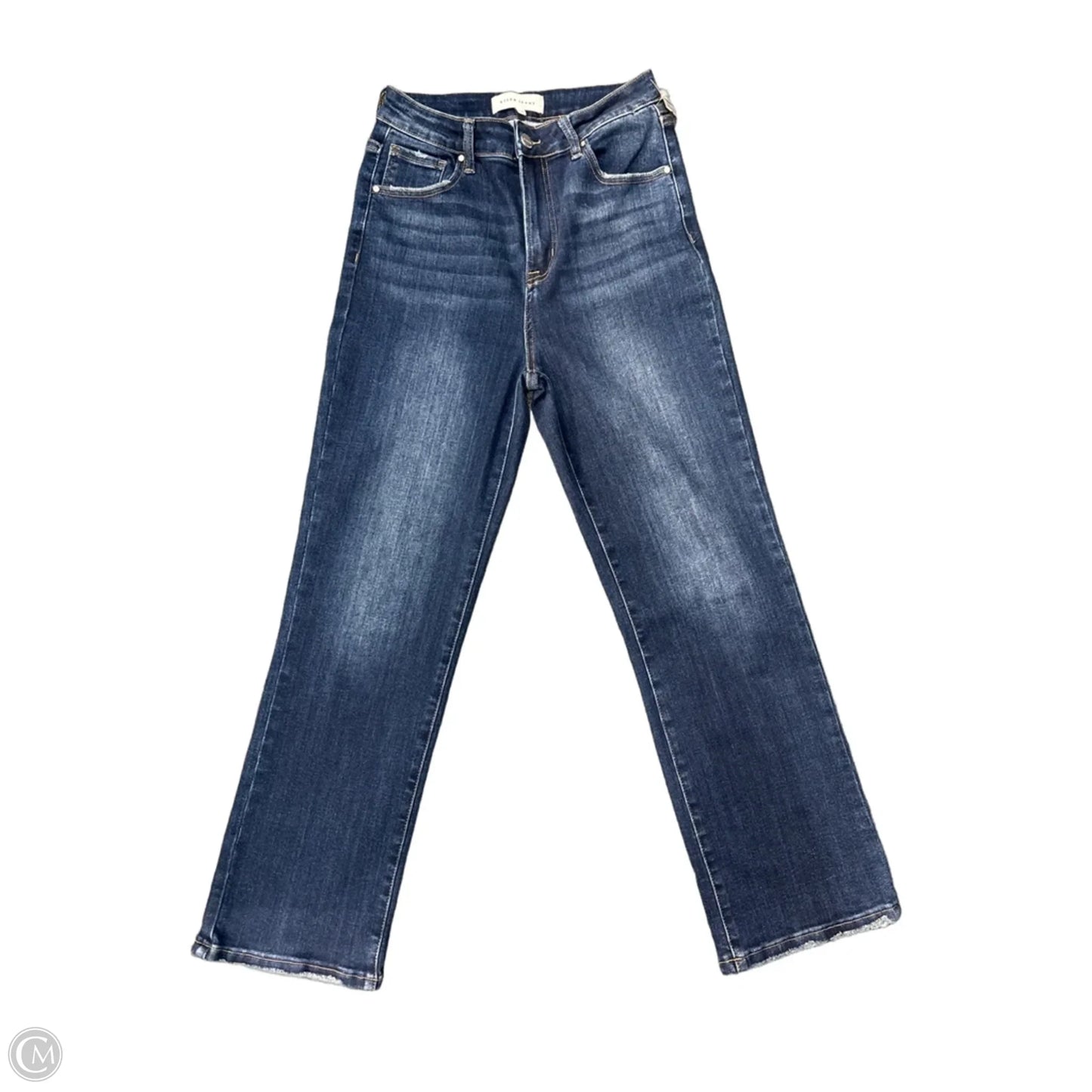 Jeans Straight By Risen In Blue Denim, Size: 6