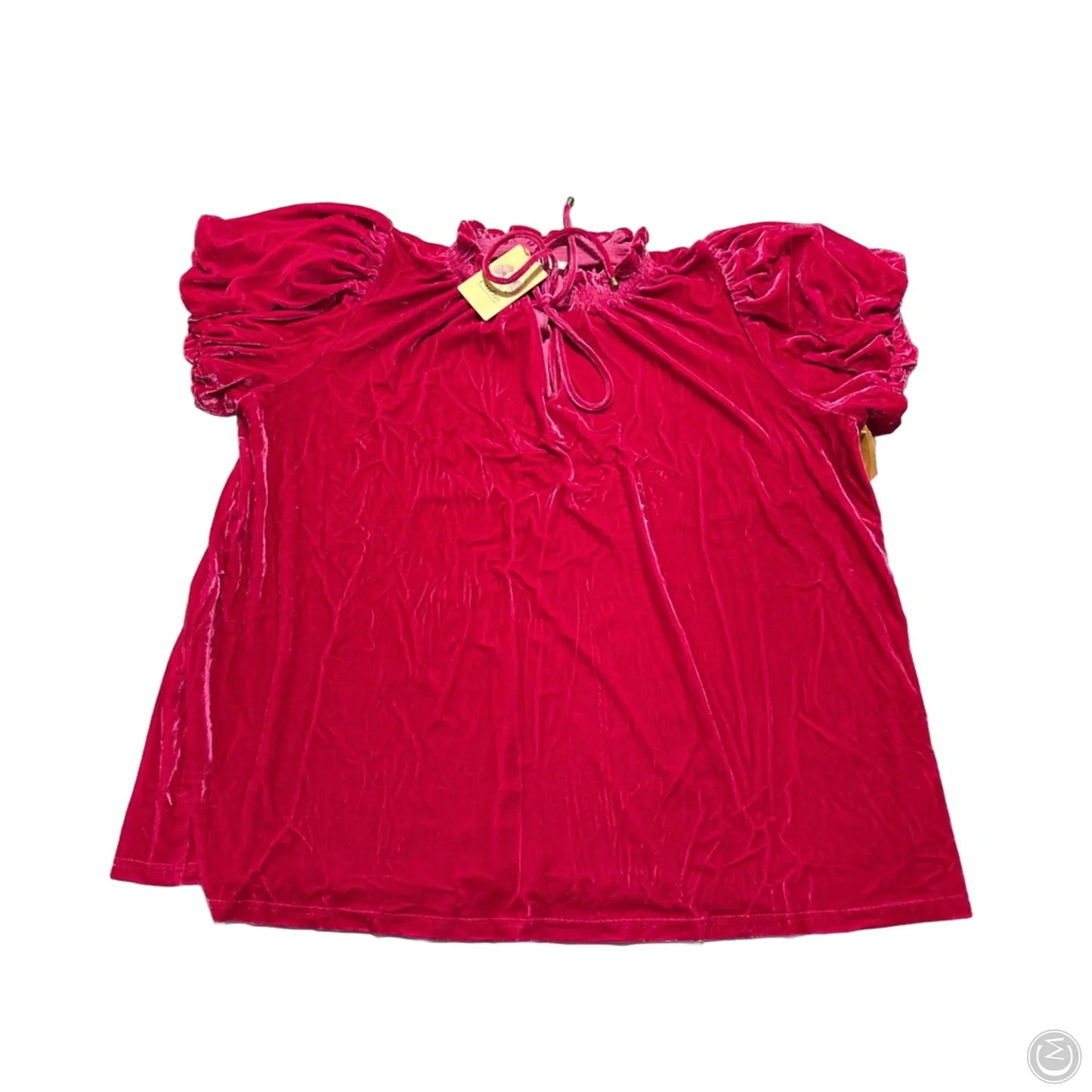 Top Short Sleeve By Entro In Pink, Size: Xl